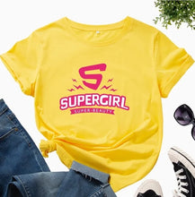 Load image into Gallery viewer, Supergirl Printed Womens Tees