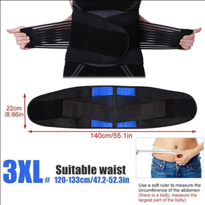 Lumbar Back Brace Support Belt - Lower Back