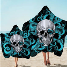 Load image into Gallery viewer, Adults &amp; Kids Assorted Colourful Hooded Microfiber Towel