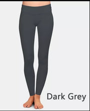 Load image into Gallery viewer, A pair of plain grey leggings