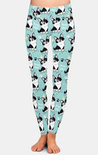 Load image into Gallery viewer, Womens Cute Cartoon Dog Brushed Leggings