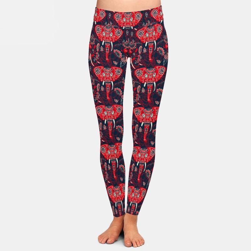 Ladies Elephant Printed Leggings