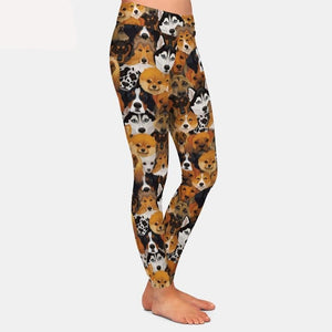 Womens Gorgeous Dogs Printed Leggings