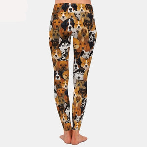 Womens Gorgeous Dogs Printed Leggings