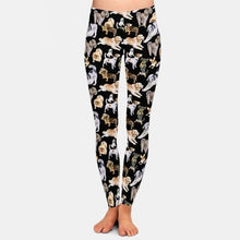 Load image into Gallery viewer, Womens Fashion Cartoon Dogs Printed Leggings