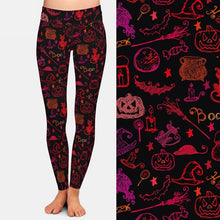 Load image into Gallery viewer, Ladies Gorgeous Freaky Ruby Halloween Leggings