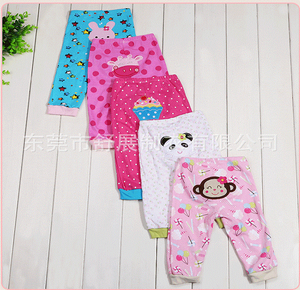 Infants Coloured Cartoon Pants/Leggings 5pcs/set gift 3-24M