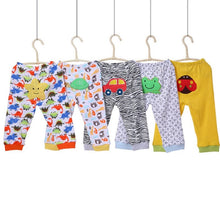Cargar imagen en el visor de la galería, Infants Coloured Cartoon Pants/Leggings 5pcs/set gift 3-24M