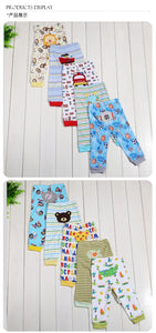 Infants Coloured Cartoon Pants/Leggings 5pcs/set gift 3-24M