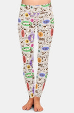 Cargar imagen en el visor de la galería, Ladies 3D Cartoon Dog Yoga Printed Leggings