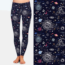 Load image into Gallery viewer, Beautiful Galaxy Solar System Printed Leggings