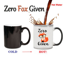 Laden Sie das Bild in den Galerie-Viewer, New 350mL Cute Zero Fox Given Heat Sensitive Coffee Mugs