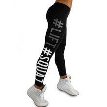Load image into Gallery viewer, Womens Fitness #Lift #Squat Workout Leggings