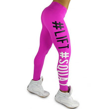 Cargar imagen en el visor de la galería, Womens Fitness #Lift #Squat Workout Leggings