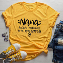 Charger l&#39;image dans la galerie, Lovely Cool Nana Printed T-Shirts