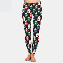 Carica l&#39;immagine nel visualizzatore di Gallery, Ladies Christmas 3D Gingerbread Printed Leggings