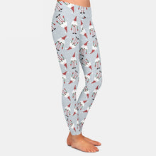 Carica l&#39;immagine nel visualizzatore di Gallery, Ladies Cute Christmas Gnomes Printed Leggings