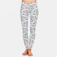 Carica l&#39;immagine nel visualizzatore di Gallery, Ladies Cute Christmas Gnomes Printed Leggings