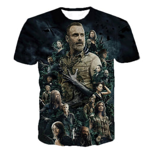 The Walking Dead 3D Printed Hoodies & T-Shirts