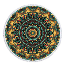Load image into Gallery viewer, Gorgeous Assorted Boho Printed Round Beach Towels