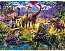Cargar imagen en el visor de la galería, 5D DIY Diamond Dinosaur Painting