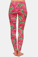 Load image into Gallery viewer, Womens AHH-MAZ-ING Summer 3D Watermelon Printed Leggings