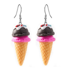 Laden Sie das Bild in den Galerie-Viewer, Handmade Cute Drop IceCream Earrings