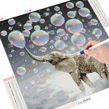 Cargar imagen en el visor de la galería, 5D DIY Elephant Diamond Painting