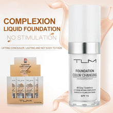 Load image into Gallery viewer, 30ml TLM Colour Changing Hydrating Long Lasting Foundation Cream