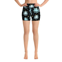 Cargar imagen en el visor de la galería, Ladies Cute Crowned Octopus Printed Summer Shorts