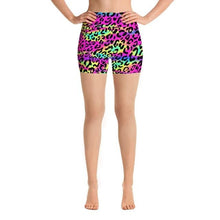 Load image into Gallery viewer, Womens Cute Rainbow Leopard Shorts