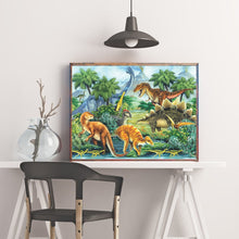 Load image into Gallery viewer, 5D DIY Dinoaurs Diamond Art Painting