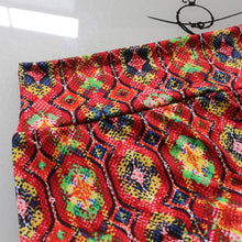 Cargar imagen en el visor de la galería, Womens Fashion Diamond Printed Long Maxi Skirt