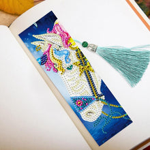 Charger l&#39;image dans la galerie, 2PCS/Set DIY Decorative Diamond Painting Bookmarks With Tassel