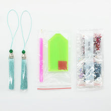 Laden Sie das Bild in den Galerie-Viewer, 2PCS/Set DIY Decorative Diamond Painting Bookmarks With Tassel