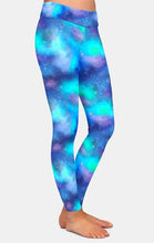 Charger l&#39;image dans la galerie, Ladies Gorgeous Bright Coloured Galaxy Printed Leggings