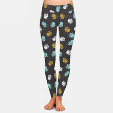 Laden Sie das Bild in den Galerie-Viewer, Ladies Cute Dogs Paws Printed Leggings