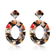 Charger l&#39;image dans la galerie, Ladies Lovely Fashion Acrylic Drop Earrings