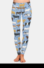 Cargar imagen en el visor de la galería, Ladies 3D Cute Cartoon Cows Printed Leggings