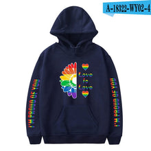 Cargar imagen en el visor de la galería, LGBTQI+ Rainbow PROUD Written &amp; Lips Hoodies