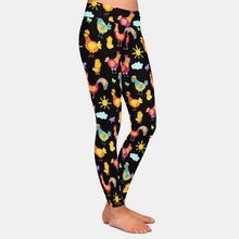 Cargar imagen en el visor de la galería, Ladies 3D Fun Chickens Digital Printed Leggings