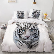Carica l&#39;immagine nel visualizzatore di Gallery, Gorgeous 3D Tigers Printed Quilt Cover/Bedding Sets