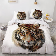 Cargar imagen en el visor de la galería, Gorgeous 3D Tigers Printed Quilt Cover/Bedding Sets