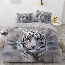 Load image into Gallery viewer, Gorgeous 3D Tigers Printed Quilt Cover/Bedding Sets