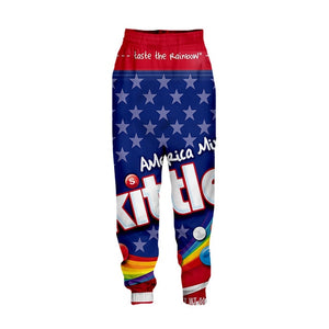 Mens SWEET 3D Candy Snacks & Cereals Novelty Printed Pants