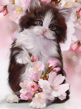 Carica l&#39;immagine nel visualizzatore di Gallery, 5D DIY Gorgeous Cat Design Diamond Painting