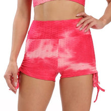 Cargar imagen en el visor de la galería, Ladies Colourful Tie-Dye Push Up Anti Cellulite Fitness Leggings &amp; Shorts