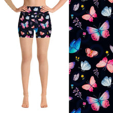Laden Sie das Bild in den Galerie-Viewer, Ladies 3D Butterfly Printed Summer Shorts
