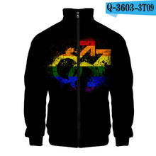 Carica l&#39;immagine nel visualizzatore di Gallery, LGBTQI+ Rainbow Fashion Zip-Up Hoodies