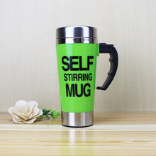 Cargar imagen en el visor de la galería, 500ml Travel Automatic Self Stirring Stainless Steel Mugs